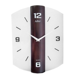 Nowoczesny zegar ścienny 21171 Orzech