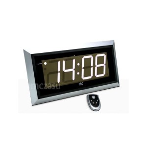 Zegar ścienny budzik sieciowy 4001 BIAŁY