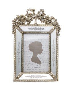 Ramka na zdjęcie srebrno-złota 128511