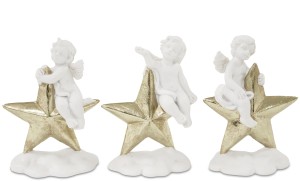 Mała figurka aniołek z gwiazdą 117169