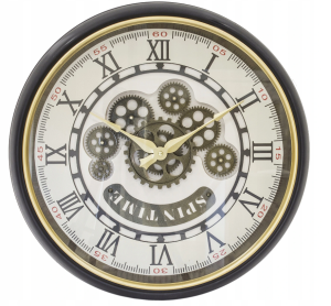 Zegar Treviso metalowy ścienny dekoracja 121702