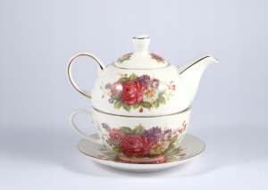 Piekny Czajniczek Z Filiżanką I Zaparzaczem 211-7505