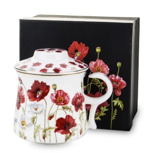 Kubek z zaparzaczem Porcelana Floral Collection 137976