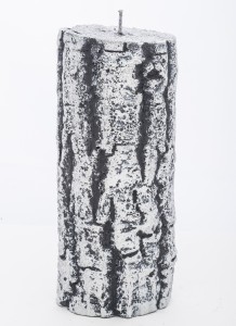 Brzózka świeca pniak świąteczny  125939