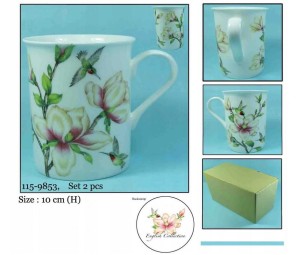 2x KUBKI na prezent eleganckie pudełko