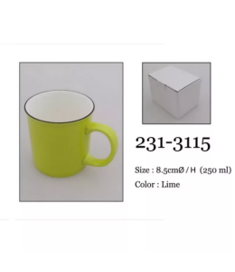 Kubek śniadaniowy limonkowy 231-3115