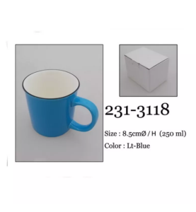 Kubek śniadaniowy niebieski 231-3118