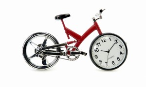 Zegarek rower czerwony dla rowerzyty + bateria