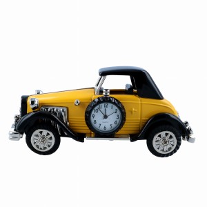 Zegarek zabytkowe auto retro żółty replika metal