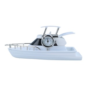 Zegarek łódź biała + bateria gratis