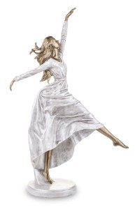 Figurka kobiety w długiej sukni dekoracja 129619