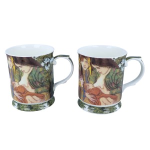 Kubki porcelanowe 2 szt. Macierzyństwo Wyspiański 167-3001