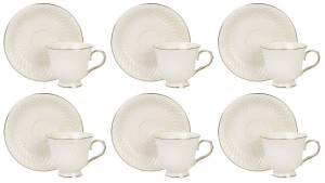 Eleganckie filiżanki do kawy herbaty dla 6 osób 717796