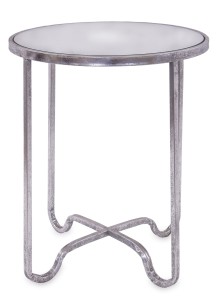 Stolik metalowy srebrny glamour Kolekcja Gatsby  118745