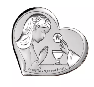 Srebrny Obraz Pamiątka Pierwszej Komunii Świętej 815-0531