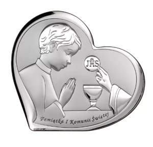 Srebrna Pamiątka Obraz Pierwsza Komunia Święta 815-0534