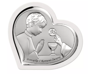 Srebrna Pamiątka Obraz Pierwsza Komunia Święta 815-0793