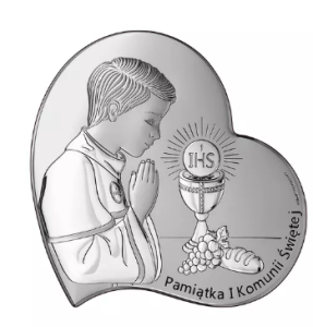 Srebrna Pamiątka Obraz Pierwsza Komunia Święta 815-0803