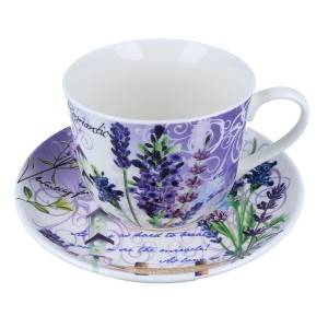 Elegancka Filiżanka Jumbo Lawenda 350 ml