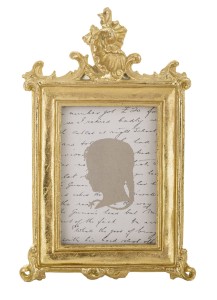 Złota ramka na zdjęcie stojąca kolekcja pałacowa 138934