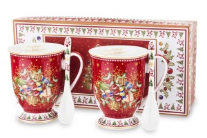 Kubki 2+2 Świąteczne Choinka Mikołajki
