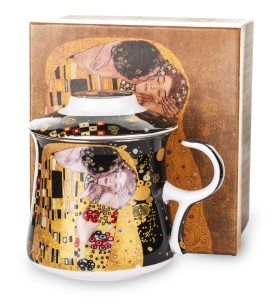 Kubek z zaparzaczem Klimt 300 ml W9KL319-09107