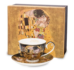 Filiżanka ze spodkiem porcelana Gustav Klimt
