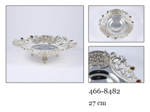 Patera srebrna metalowa platerowana