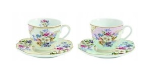 Filiżanki do espresso dla 2 osób porcelana