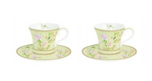 Filiżanki espresso porcelanowe dla 2 osób