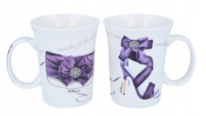 Kubek 2 szt kubki do kawy herbaty buty torebka