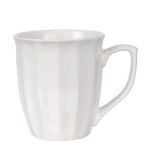 Elegancki Kubek BIAŁY wypukły