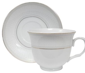 Filiżanki Porcelanowe Spodek 230 ml 2+2 Daria