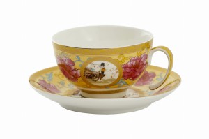 Filiżanka porcelanowa nowoczesny wzór na prezent