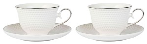 Komplet eleganckich filiżanek 2+2 200ml Omena