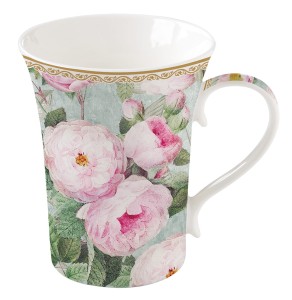 Duży kubek porcelanowy 360 ml ROSE IN BLOOM
