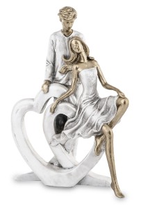 Figura para zakochani ona i on serce prezent