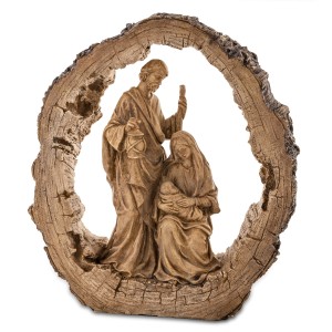 Szopka Bożonarodzeniowa Święta Rodzina Drewno