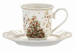 Filiżanki do espresso świąteczne Boże Narodzenie