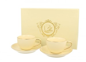 Filiżanki do espresso porcelanowe 120 ml Ice Cream