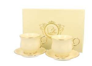 Komplet filiżanek porcelanowych espresso CLARK