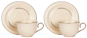 PUCCINI CREAM KPL FILIŻANEK 2+2 250ML KAWA HERBATA