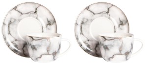 Matte komplet filiżanek 2+2 250 ml kawa herbata