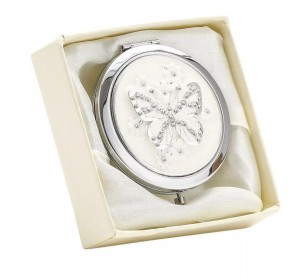 Kompaktowe lusterko kosmetyczne elegancki prezent 473-3267