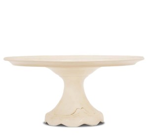 Patera Talerz Na Nóżce Roman Ceramiczna kremowa