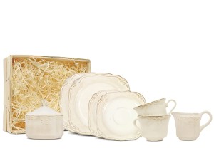 Kpl Deserowy Filiżanki Cukiernica Mlecznik Roman