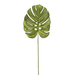 Gałązka liść dekoracyjny roślina sztuczna Monstera