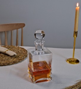 BOHEMIA KARAFKA KRYSZTAŁOWA ELEGANCKA WHISKY