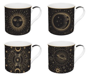 Kpl 4 x Kubek porcelanowy Atmosphere - Celestial