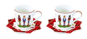 Filiżanki do espresso świąteczne Boże Narodzenie